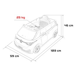 Pojazd Volkswagen ID BUZZ Czarny