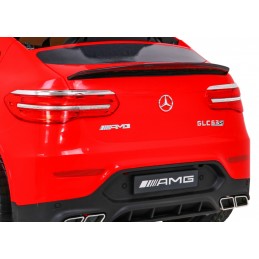 Mercedes Benz GLC63S dla dzieci Czerwony SUV + Pilot