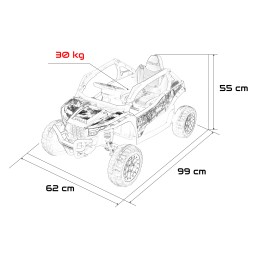 Pojazd Buggy Kawasaki TERYX KRX1000 Czarny