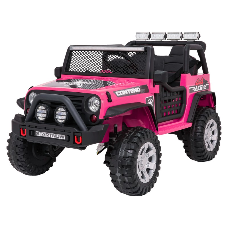 Pojazd Jeep BEAST 4x4 Różowy