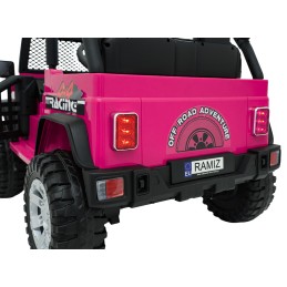 Pojazd Jeep BEAST 4x4 Różowy