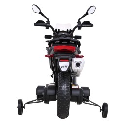Motor BMW F850 GS na akumulator dla dzieci Czerwony + Kółka pomocnicze + Audio LED + Wolny Start + EVA