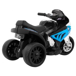 Motor BMW S1000 RR Mini na akumulator dla dzieci Niebieski + 3 koła + Dźwięki + LED