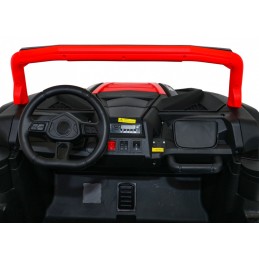 Buggy ATV Racing dla 2 dzieci Czerwony + Napęd 4x4 + Pilot + Wolny Start + MP3 LED