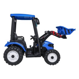 Pojazd MEGA Traktor D68 Z Przyczepką Niebieski