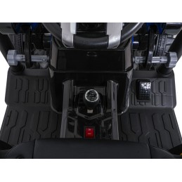 Pojazd MEGA Traktor D68 Z Przyczepką Niebieski