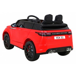 Range Rover Velar na akumulator Czerwony SUV + Pilot