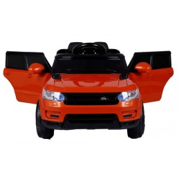 Autko Start Run na akumulator, Pomarańczowy SUV + Pilot