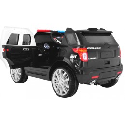 Auto SUV Police na akumulator dla dzieci + Syreny + Światła + Megafon + Pilot