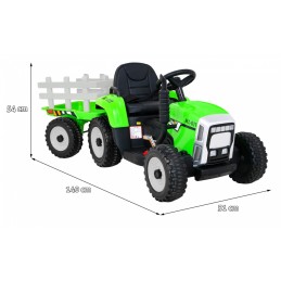 Pojazd Traktor z Przyczepą BLOW Zielony