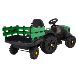 Traktor Titanium Z Przyczepą Zielony