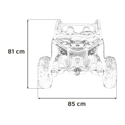 Pojazd Buggy Maverick Turbo RR Zielony