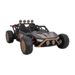 Auto Buggy Racing 5 na akumulator dla dzieci Czarny + Silniki 2x200W + Pilot + Audio LED + Wolny Start