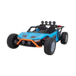 Auto Buggy Racing 5 na akumulator dla dzieci Niebieski + Silniki 2x200W + Pilot + Audio LED + Wolny Start