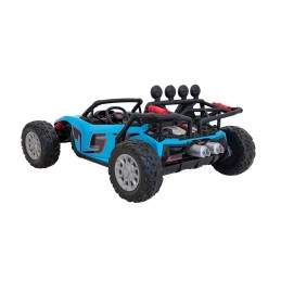 Auto Buggy Racing 5 na akumulator dla dzieci Niebieski + Silniki 2x200W + Pilot + Audio LED + Wolny Start