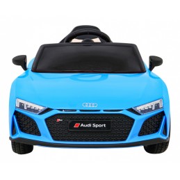 Audi R8 LIFT Samochodzik na akumulator Niebieski + Pilot + Koła EVA + MP3 + LED