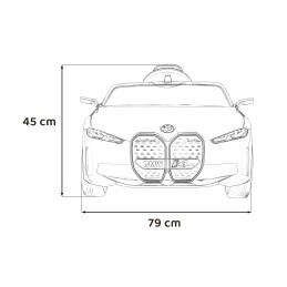 BMW i4 na akumulator dla dzieci Złoty