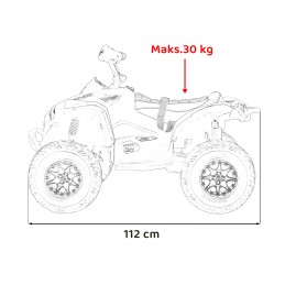 Quad Maverick ATV Niebieski