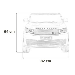 Pojazd Range Rover SUV Lift Czerwony