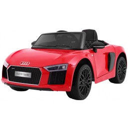 Audi R8 Spyder na akumulator Lakier Czerwony + Pilot
