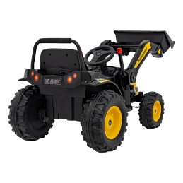 Koparka Traktor na akumulator dla dzieci Żółty + Ruchome Ramię Łyżka + Pilot + Wolny Start + Radio FM + LED