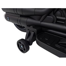 Motorek Chopper FASTER na akumulator dla dzieci Niebieski + Radio FM + Panel audio + LED
