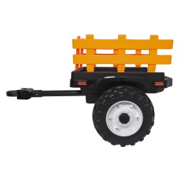 Pojazd MEGA Traktor D68 Z Przyczepką Żółty