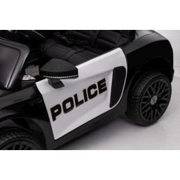 Audi R8 Policja na akumulator dla dzieci + Pilot + EVA + Wolny Start + MP3 LED
