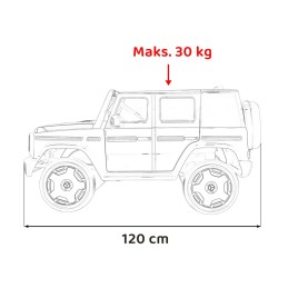 Pojazd Mercedes Benz EQG Srebrny