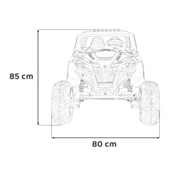 Pojazd Buggy UTV-MX 2000N Biały