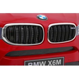BMW X6M Elektryczne Autko dla dzieci, Czerwony SUV + Pilot