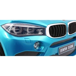 BMW X6M Elektryczne Autko, SUV dla dzieci Lakier Niebieski + Pilot