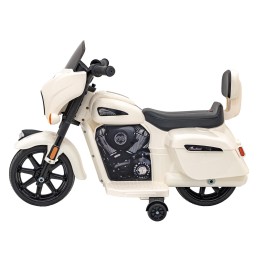 Pojazd Chopper INDIAN Biały motocykl dla dziecka