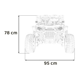 Pojazd Terenowy HONDA Talon 4x4 Zielony SxS