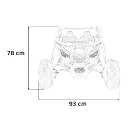 Pojazd Buggy SR SUPER 66 Żółty