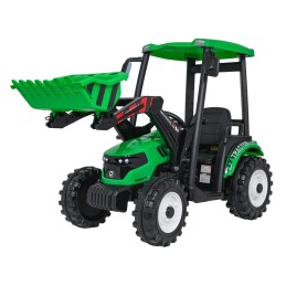 Pojazd MEGA Traktor D68 Z Przyczepką Zielony