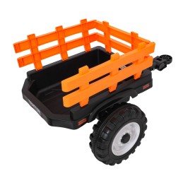 Pojazd MEGA Traktor D68 Z Przyczepką Zielony