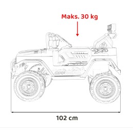Pojazd Off-Road CLIMBER Biały