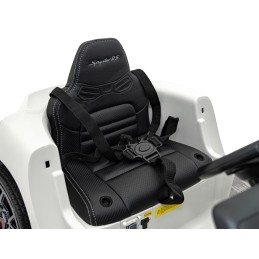 Pojazd Porsche Spyder RS 718 Biały sportowy samochód