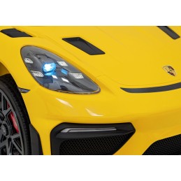 Pojazd Porsche Spyder RS 718 Żółty samochód sportowy