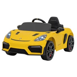 Pojazd Porsche Spyder RS 718 Żółty MP4