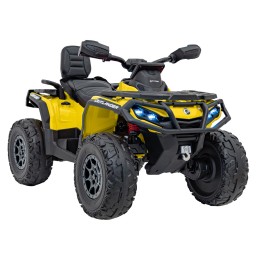 Quad Can Am Outlander ATV z Pilotem Żółty