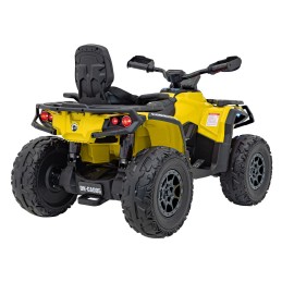 Quad Can Am Outlander ATV z Pilotem Żółty