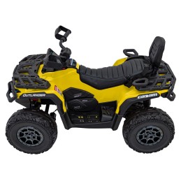Quad Can Am Outlander ATV z Pilotem Żółty