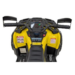 Quad Can Am Outlander ATV z Pilotem Żółty