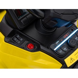 Quad Can Am Outlander ATV z Pilotem Żółty