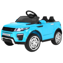 Autko Rapid Racer elektryczne dla dzieci - Niebieski SUV + Pilot