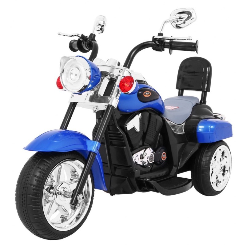 Motorek Chopper NightBike Niebieski