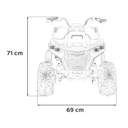 Pojazd Quad Fast Wheel Niebieski
