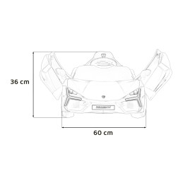 Pojazd Lamborghini Revuelto Żółty